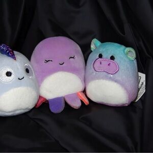 3 Cool Colors Squishville Bundle Hippo, Octopus & Chameleon